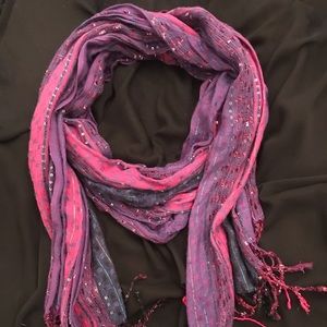 Pink and Purple Scarf